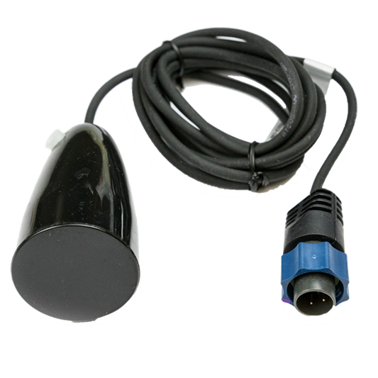 PTIWBL Ice Transducer with Blue Connector (000-0106-94) The PTI WBL is an 83/200 kHz blue connector ice transducer with a 7 foot cable.