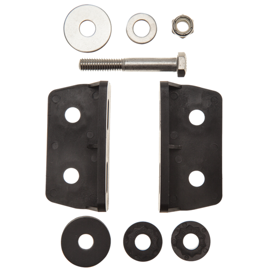 Lowrance 50/200kHz Skimmer Transducer Mounting Kit (000-10392-001) The 50/200 kHz Skimmer transducer mounting kit includes a plastic bracket assembly.