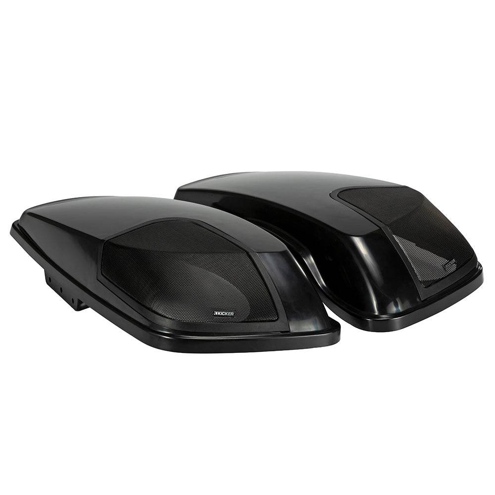 Suncoast Marine and Auto offers KICKER Harley Davidson Bag Lid Pair f/Harley Davidson 2014-Present Models - Vivid Black (46HDBLVB)
