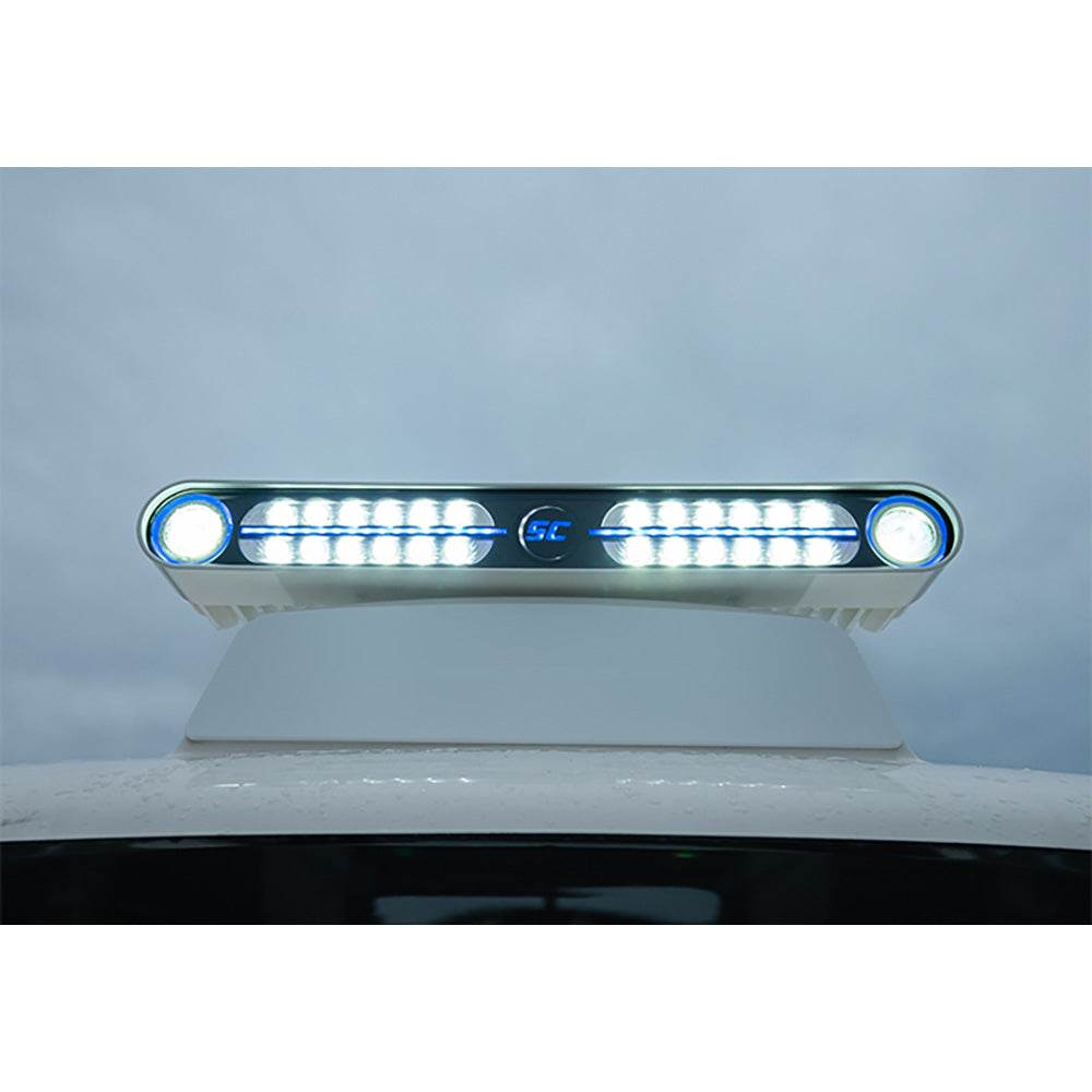 Suncoast Marine and Auto offers Shadow-Caster Eagle Ray LED Light Bar - White Housing Dual Optics (SCM-EAGLE-RAY-WH)