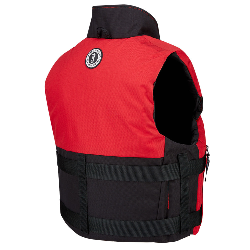 Mustang Accel 100 Foam Fishing Vest - Small - Red-Black (MV462602-123-S-216)