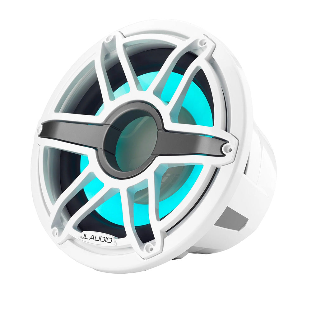 Suncoast Marine and Auto offers JL Audio M7 Marine Subwoofer 12" with LED and White Sport Grille (M7-12IB-S-GwGw-i-4)