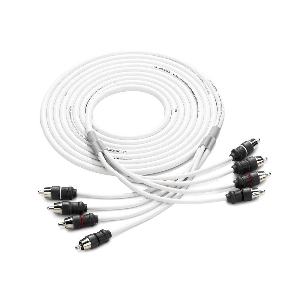 Suncoast Marine and Auto offers JL Audio® Marine Audio Interconnect 12' to 25' (4-channel) (XMD-WHTAIC4-12)