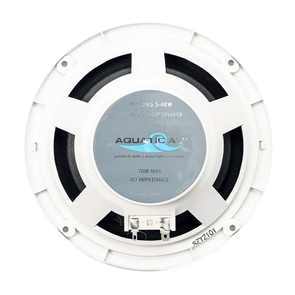 Aquatic AV 6.5" Economy Speakers - White - Pair (EC121)