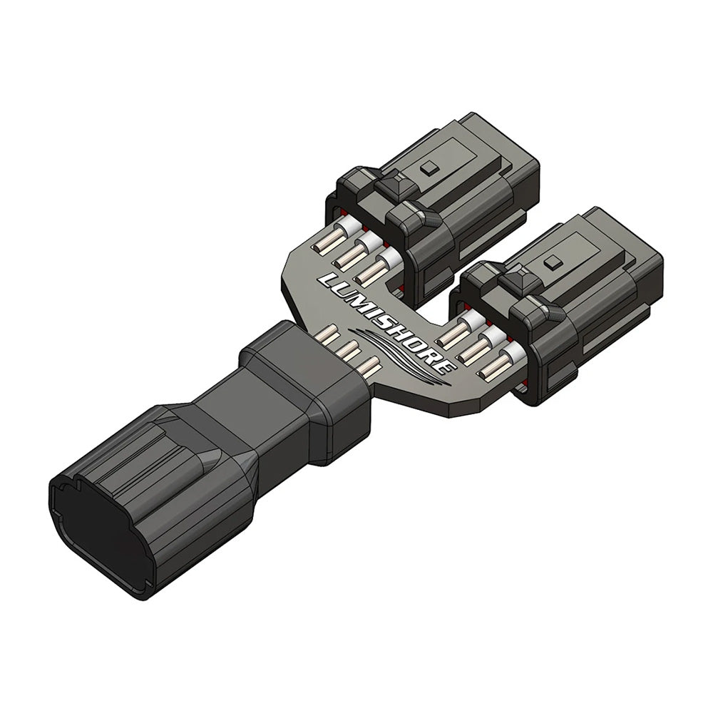 Suncoast Marine and Auto offers Lumishore Lux Strip Neon Flex 6-Core 2-Way Splitter (010-14465-00)