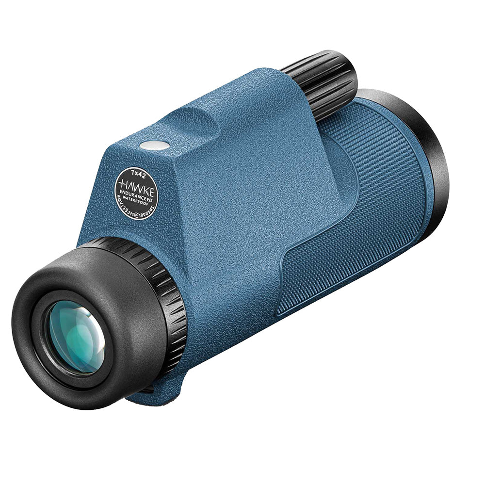 Suncoast Marine and Auto offers Hawke Optics Endurance ED Marine Binoculars 7x42 Monocular - Blue w/Compass (36521)