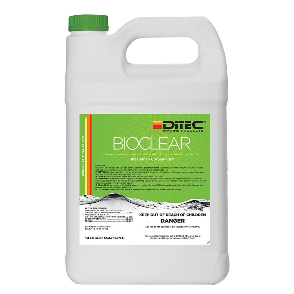 DiTEC Bioclear Disinfectant - Gallon (52-714M-4XO3)