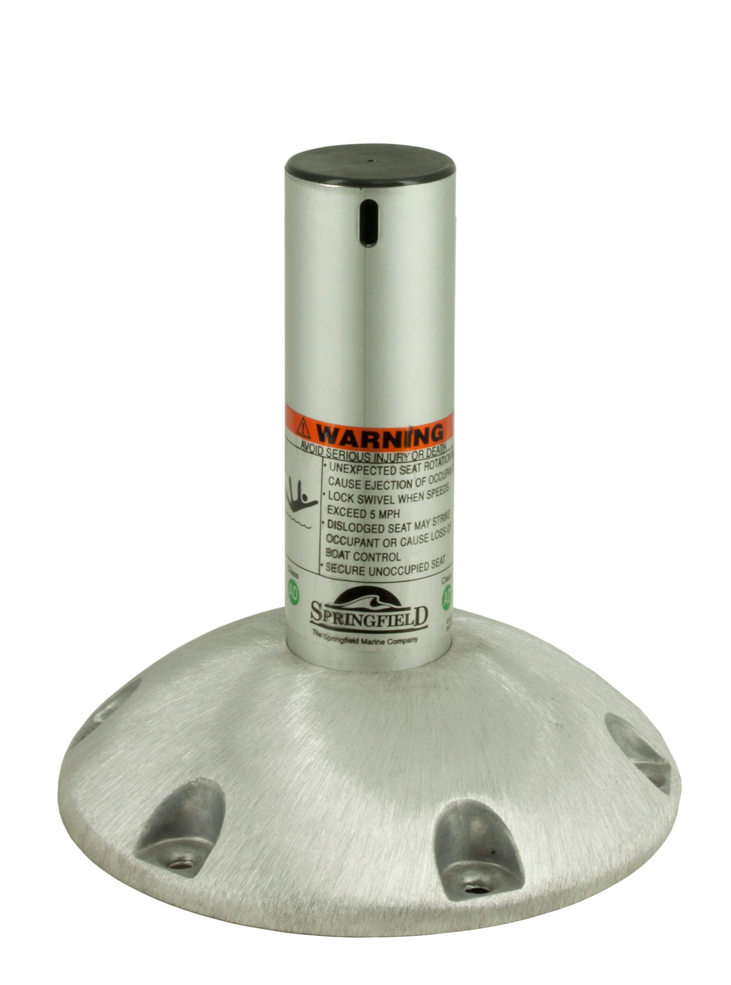 Suncoast Marine and Auto offers Springfield 2-3/8" Explorer Fixed-Height Locking Pedestal - 9" (1250309-LNS)