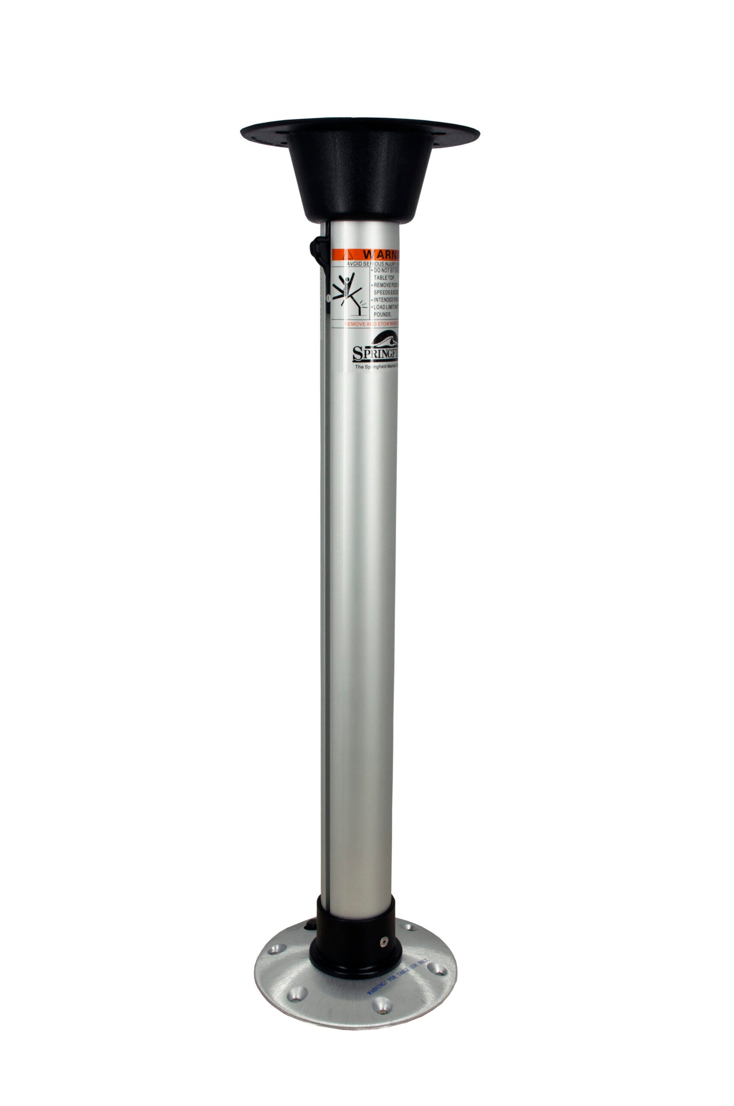 Suncoast Marine and Auto offers Springfield 2-3/8" Thread-Lock Uni-Lock Table Pedestal Package - 27" (1690727-SL)