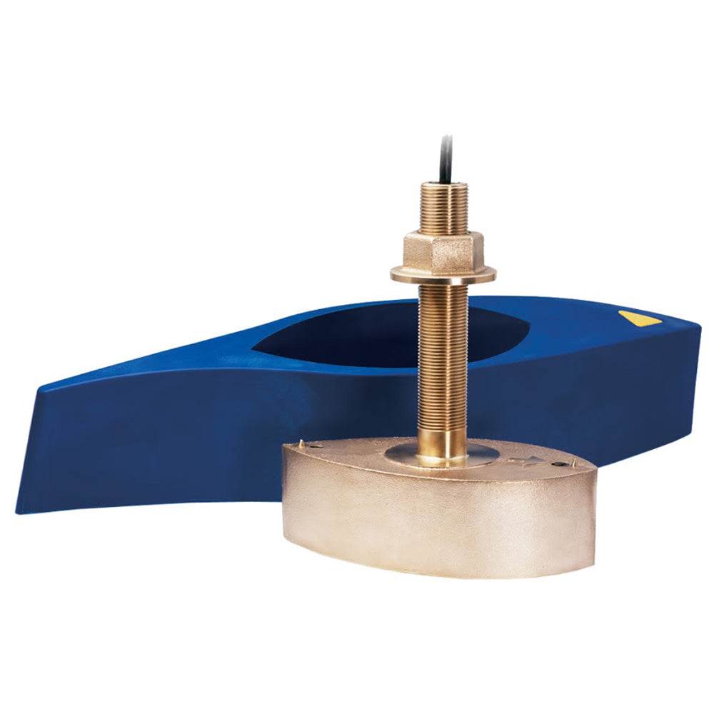 Suncoast Marine and Auto offers Furuno 526T-HDD Bronze Broadband Thru-Hull Transducer w/Temp, Built-In Diplexer & Hi-Speed Fairing Block 1kW (10-Pin) (526TID-HDD)