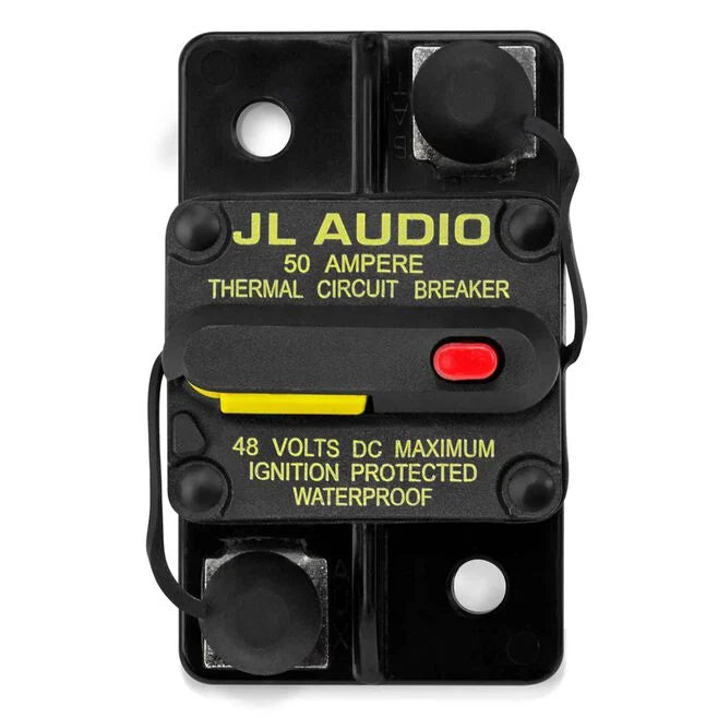 Suncoast Marine and Auto offers JL Audio 50 Amp Resettable Circuit Breaker (XMD-MCB-50)