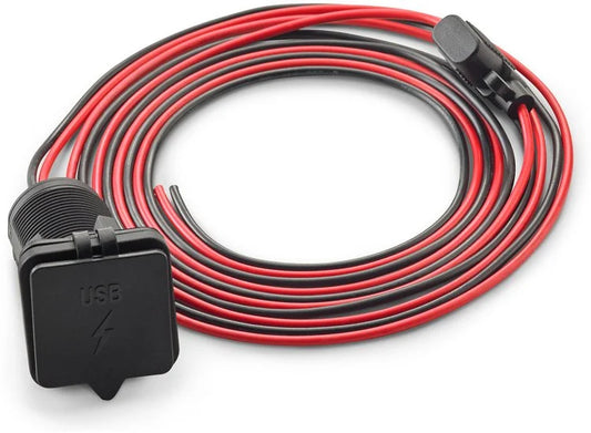 Suncoast Marine and Auto offers JL Audio 6' Charging Jack for Panel-Mounting (1.8 m) (XMD-USBCA/CHG2X-PNL)