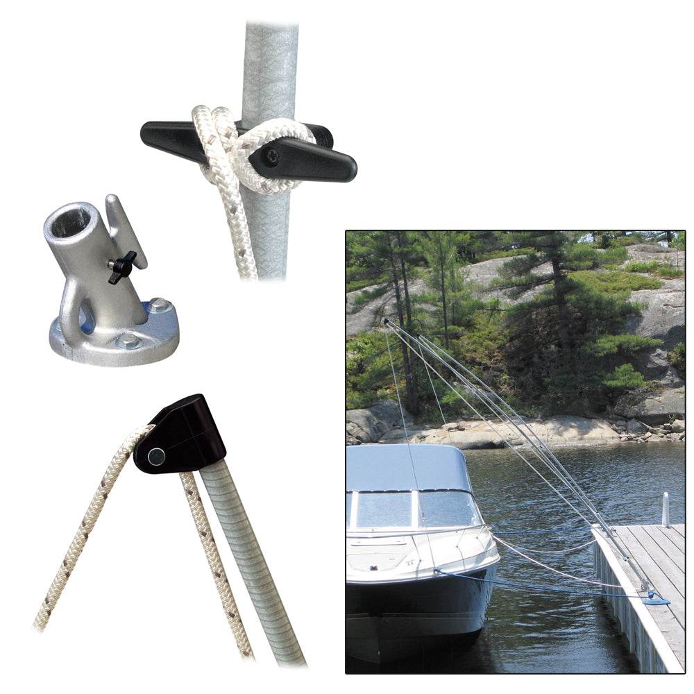 Suncoast Marine and Auto offers Dock Edge Premium Mooring Whips 2PC 8ft 2,500 LBS up to 18ft (3200-F)