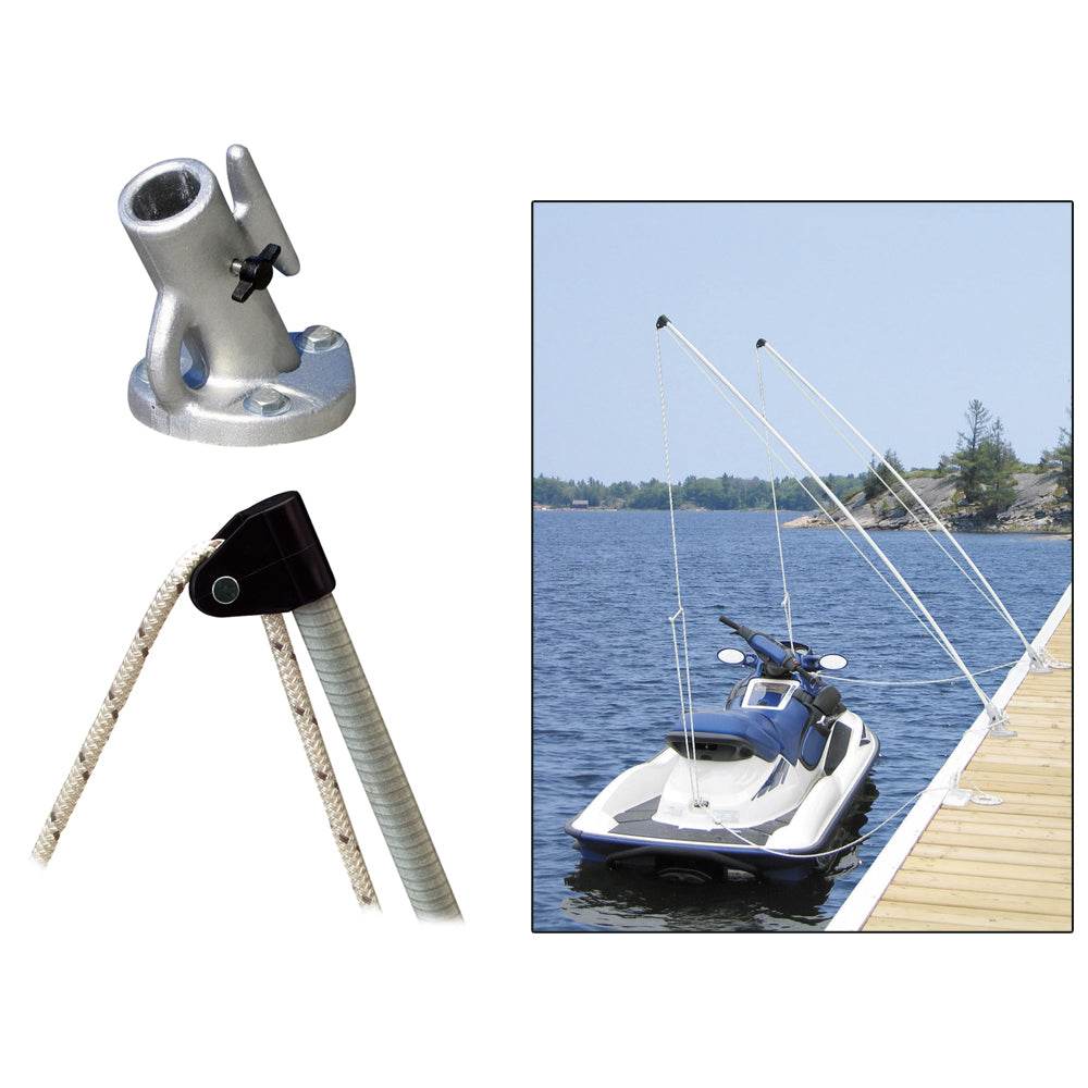 Suncoast Marine and Auto offers Dock Edge Economy Mooring Whips 2PC 12ft 4000 LBS up to 23 ft (3120-F)