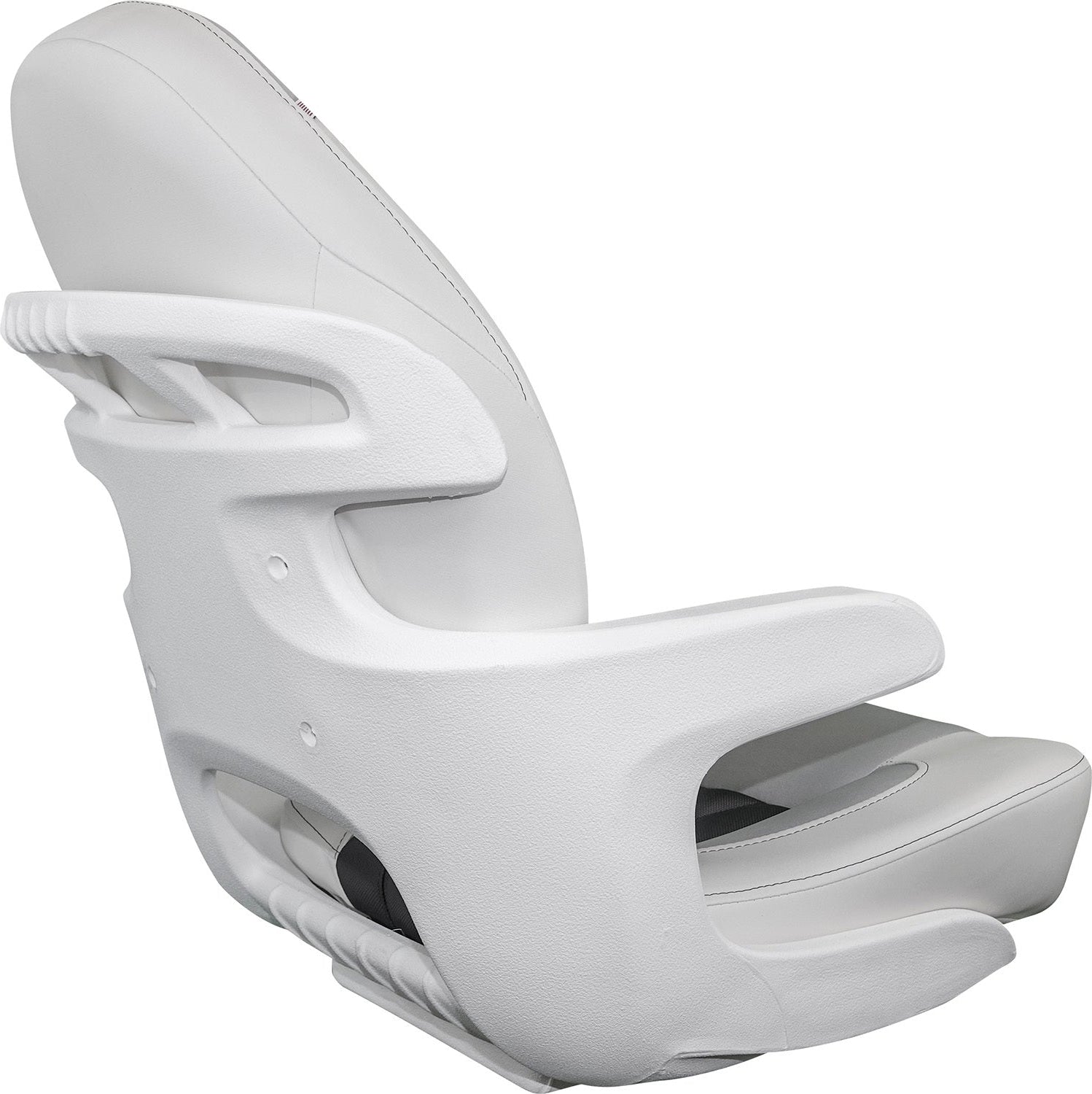 TEMPRESS ProBax® Captain Boat Seat with Arms, White and Gray (68355)