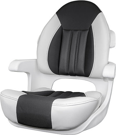 Suncoast Marine and Auto offers TEMPRESS ProBax Captain Seat with Arms (68359) Model # 20010278 side view