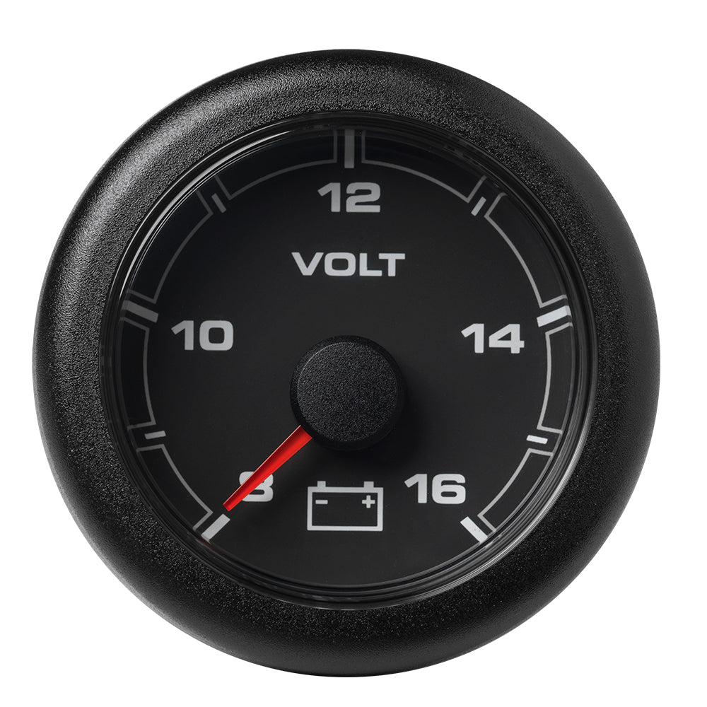 Suncoast Marine and Auto offers Veratron 52MM (2-1/16") OceanLink Battery Voltage Gauge - 8 to 16 V - Black Dial Bezel (A2C1066100001)