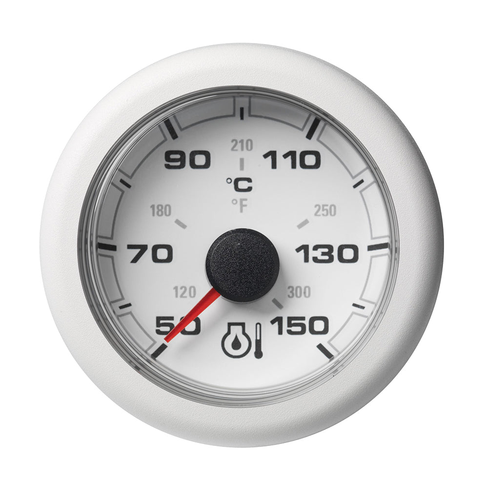 Suncoast Marine and Auto offers Veratron 52MM (2-1/16") OceanLink Engine Oil Temperature 150C/300F - White Dial Bezel (A2C1065860001)