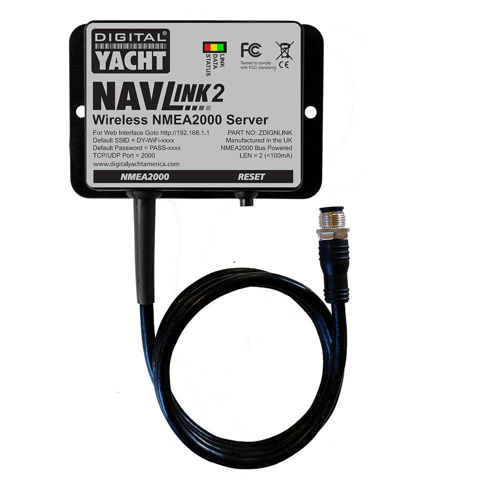 Suncoast Marine and Auto offers Digital Yacht NavLink 2 NMEA 2000 to WiFi Gateway (ZDIGNLINK)