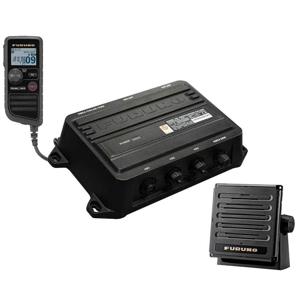 Suncoast Marine and Auto offers Furuno FM4850 Black Box VHF Radio w/GPS, AIS, DSC Loudhailer (FM4850)