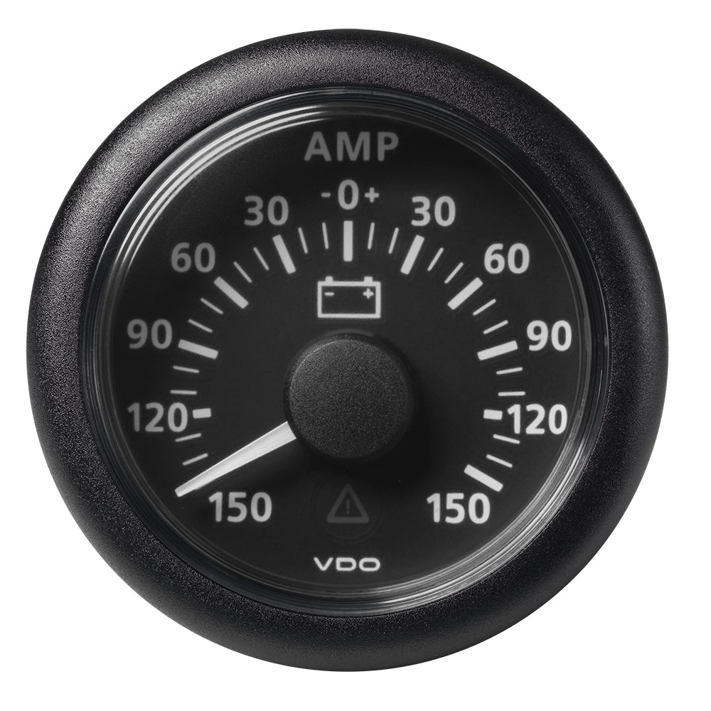 Suncoast Marine and Auto offers Veratron 52MM (2-1/16") ViewLine Battery Status Gauge -150/+150AMP - Black Dial Bezel (A2C59512329)