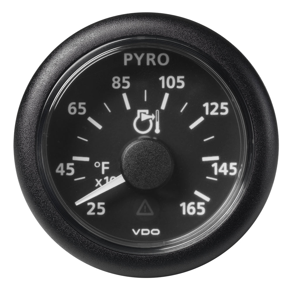 Suncoast Marine and Auto offers Veratron 52 MM (2-1/16") ViewLine Pyrometer - 250 to 1650F - Black Dial Bezel (A2C59512334)