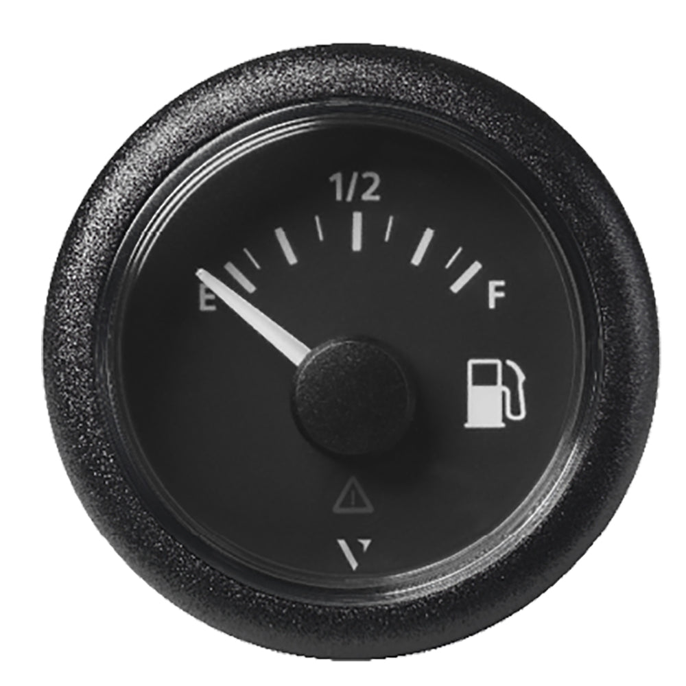 Suncoast Marine and Auto offers Veratron 52MM (2-1/16") ViewLine Fuel Level Gauge Empty/Full - 240-33.5 OHM - Black Dial Round Bezel (A2C59514094)