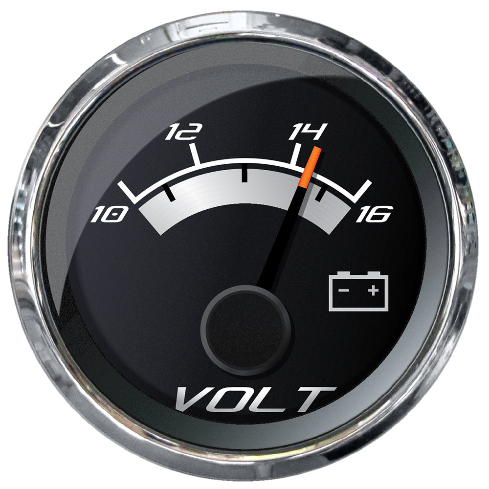 Suncoast Marine and Auto offers Faria Platinum 2" Voltmeter (10-16 VDC) (22022)
