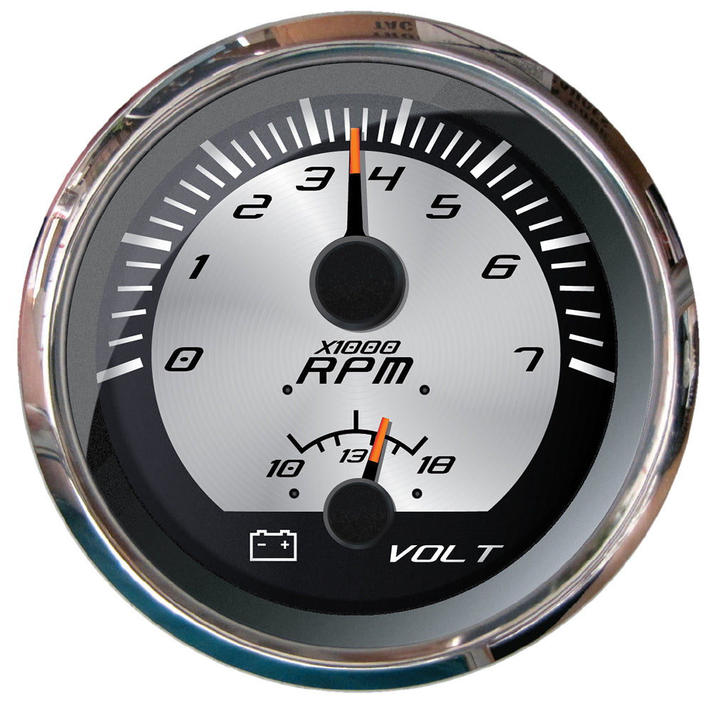 Suncoast Marine and Auto offers Faria Platinum 4" Multi-Function - Tachometer Voltmeter (22016)