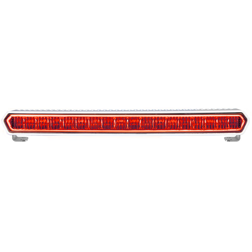 Suncoast Marine and Auto offers RIGID Industries SR-L Series Marine 20" White LED Lightbar - White Light w/Red Halo (62002)