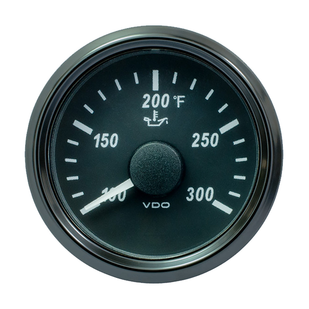 Suncoast Marine and Auto offers VDO SingleViu 52mm (2-1/16") Oil Temp. Gauge - 300 F - 322-18 Ohm (A2C3833410030)
