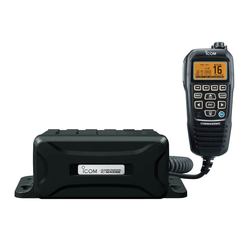 Suncoast Marine and Auto offers Icom M400BB VHF Marine Black Box Radio with Black Command Mic (M400BB 31)