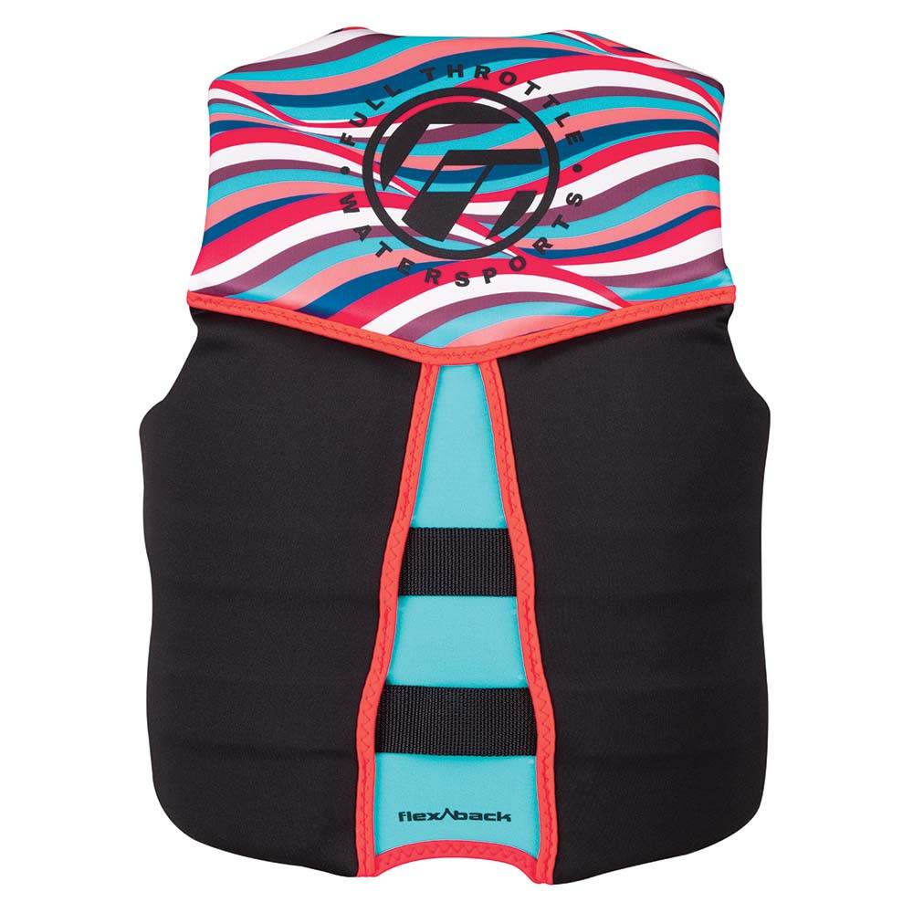 Suncoast Marine and Auto offers Full Throttle Womens Rapid-Dry Flex-Back Life Jacket - Womens M - Pink/Black (142500-105-830-22)