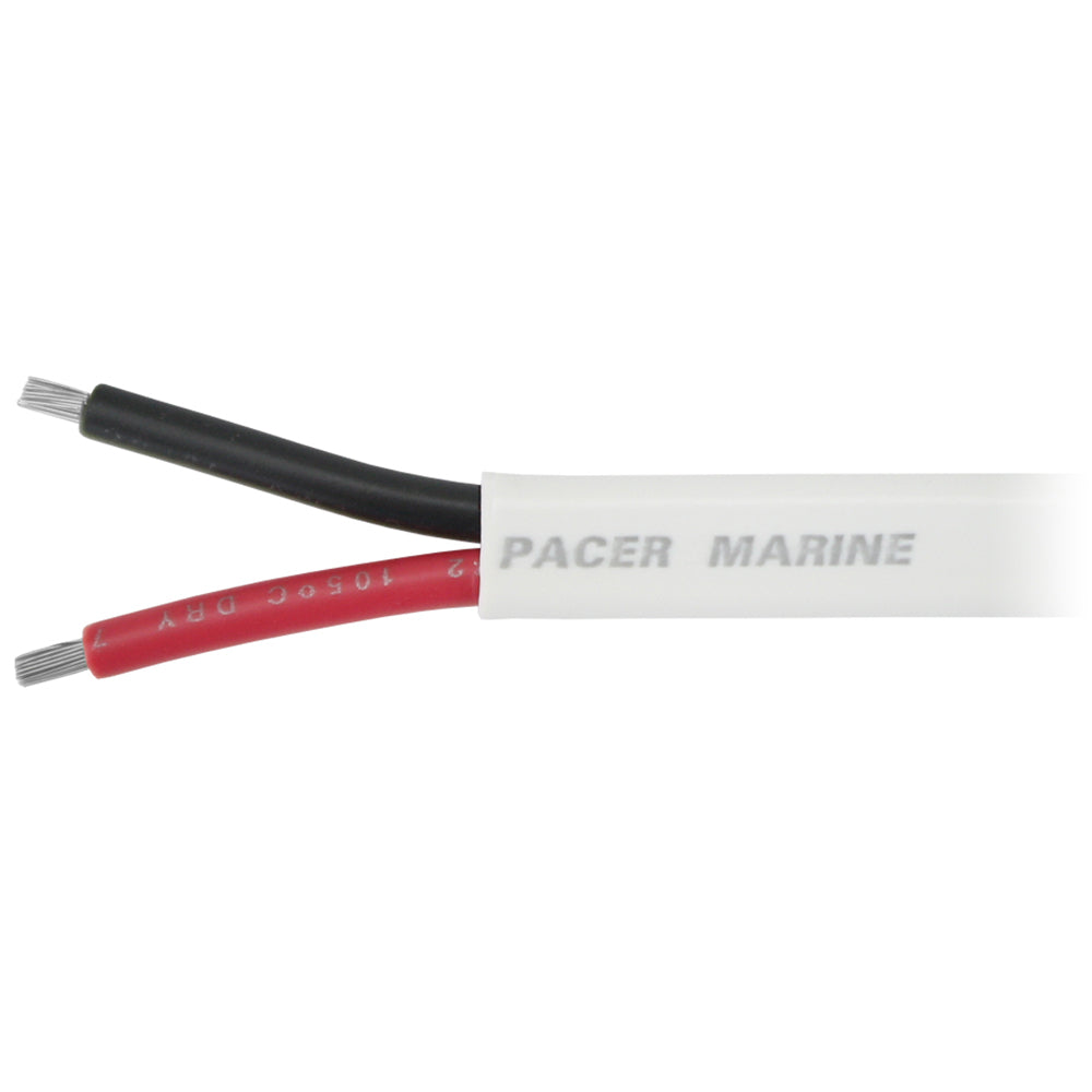 Suncoast Marine and Auto offers Pacer 14/2 AWG Duplex Cable - Flat Cable - Red/Black - 500' (W14/2DC-500)