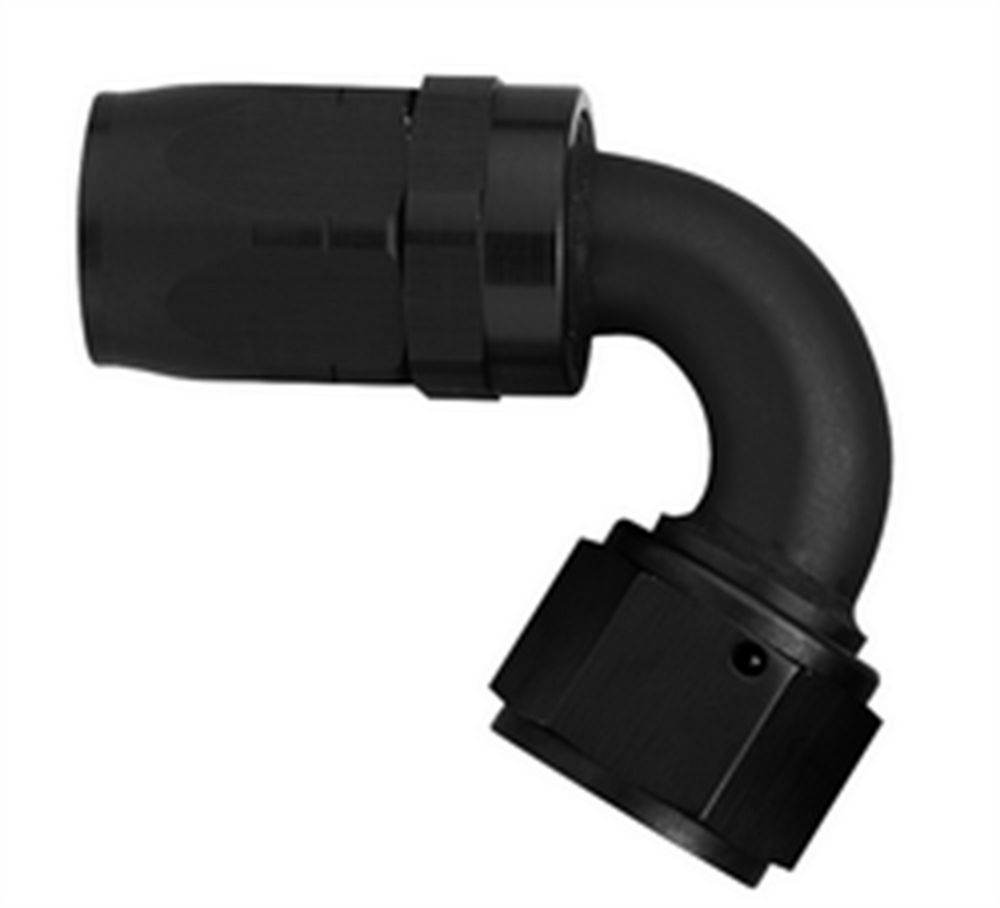 #10 120 Deg Hose End Black (AERFCM4444) - Suncoast Marine & Auto Supply