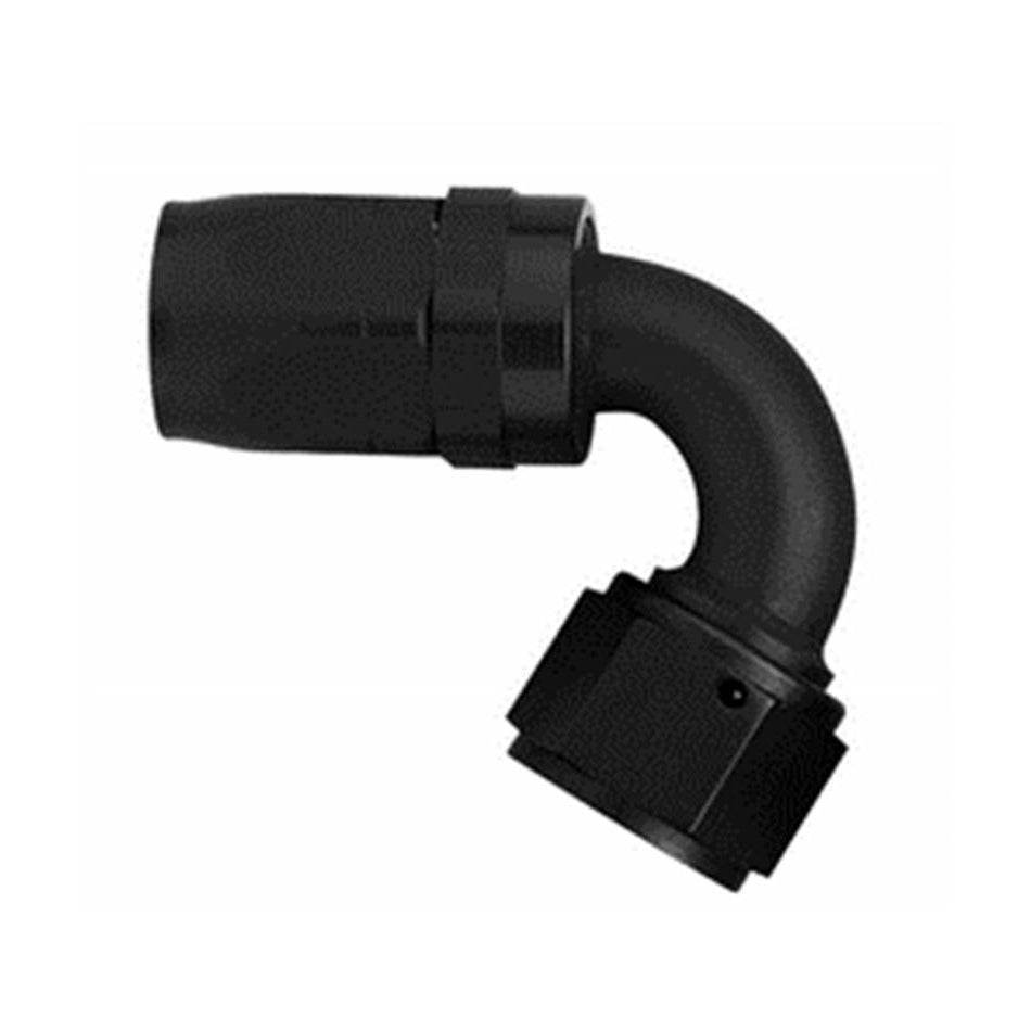 #16 120 Deg Hose End Black (AERFCM4446) - Suncoast Marine & Auto Supply