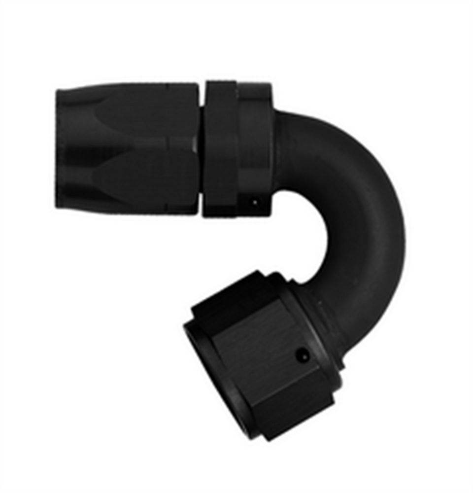 #8 150 Deg Hose End Black (AERFCM4453) - Suncoast Marine & Auto Supply