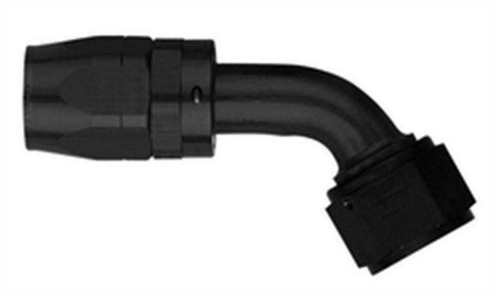#6 60 Deg Hose End Black (AERFCM4482) - Suncoast Marine & Auto Supply