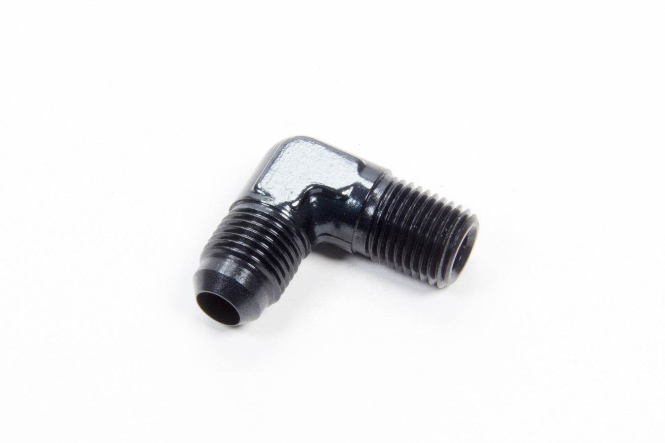 90 Deg Alum #6 Flare 1/4 in Black (AERFCM5034) - Suncoast Marine & Auto Supply