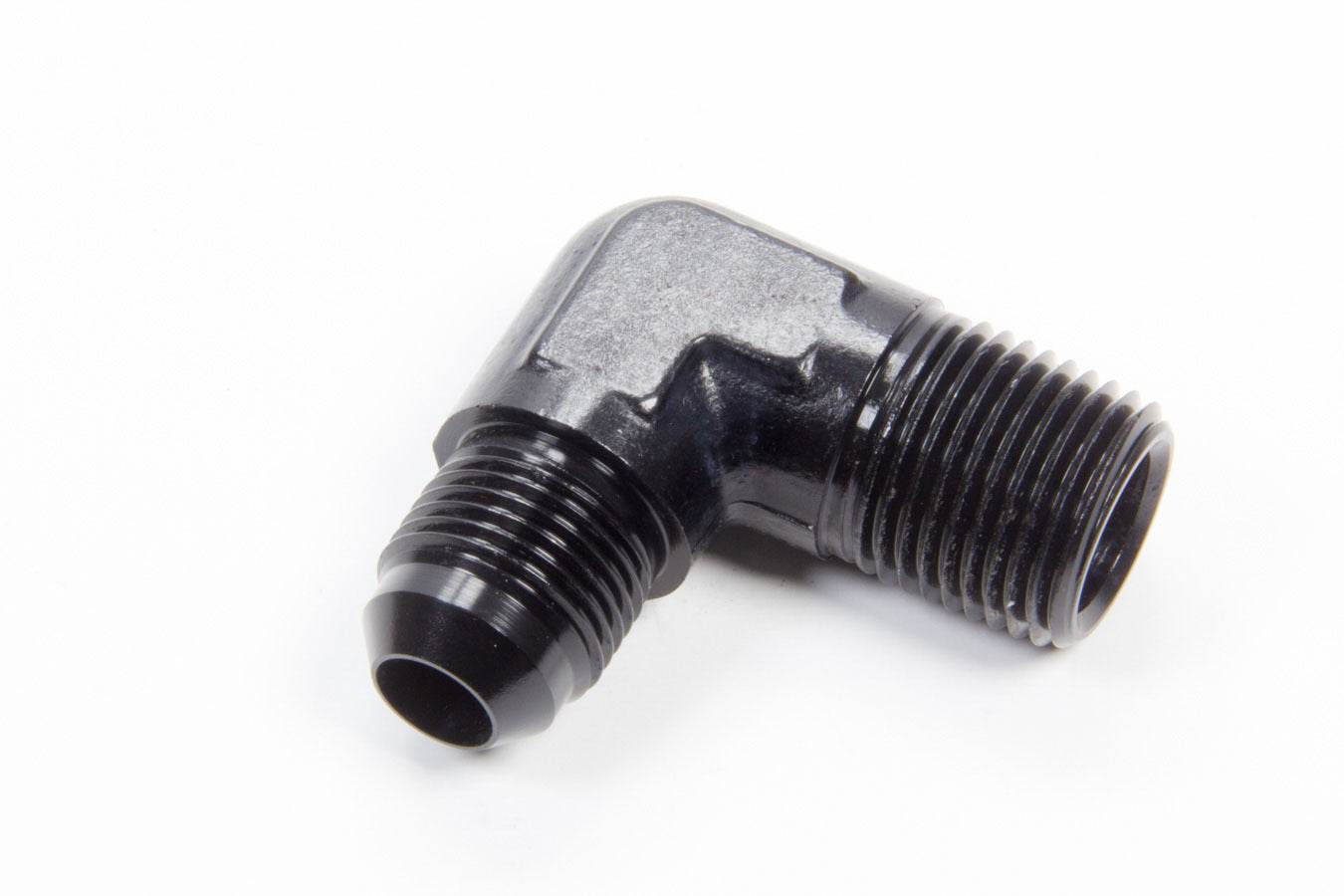 90 Deg Alum #8 Flare 1/2 in Black (AERFCM5038) - Suncoast Marine & Auto Supply