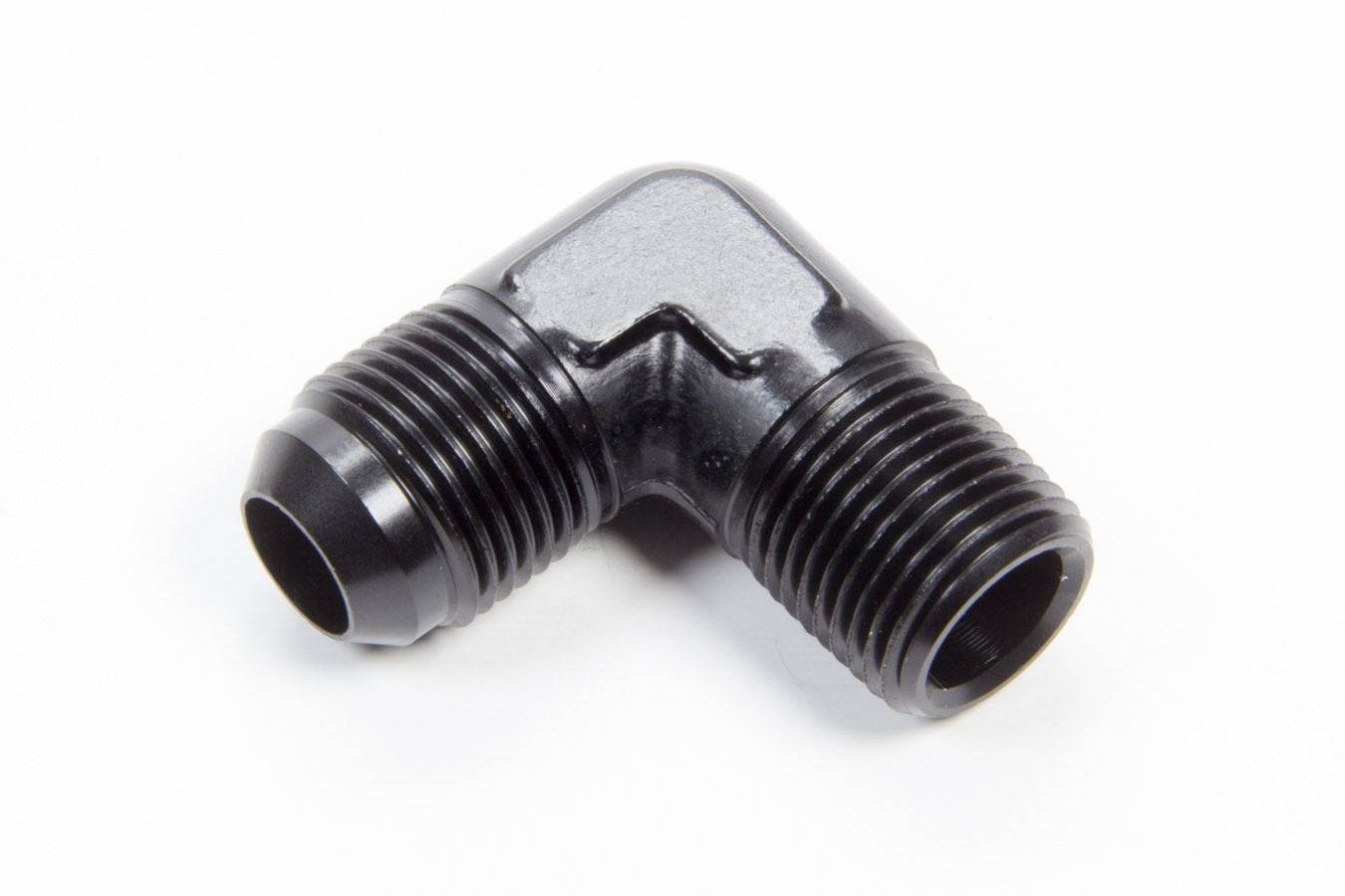 90 Deg Alum #10 Flare 1/2in Black (AERFCM5039) - Suncoast Marine & Auto Supply