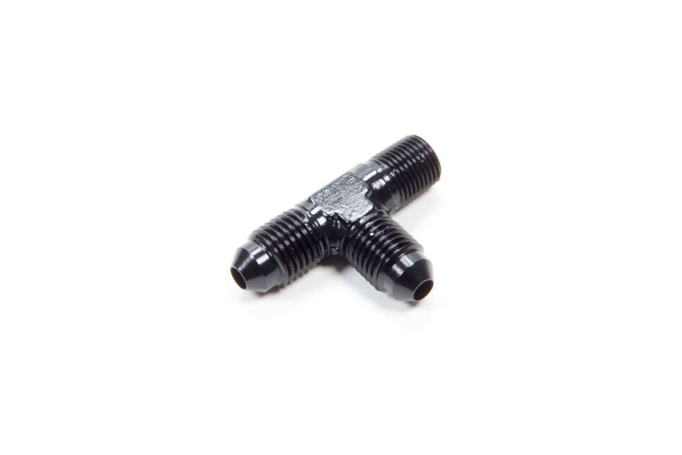 Alum Run Tee #4 Flare 1/8in Black (AERFCM5124) - Suncoast Marine & Auto Supply