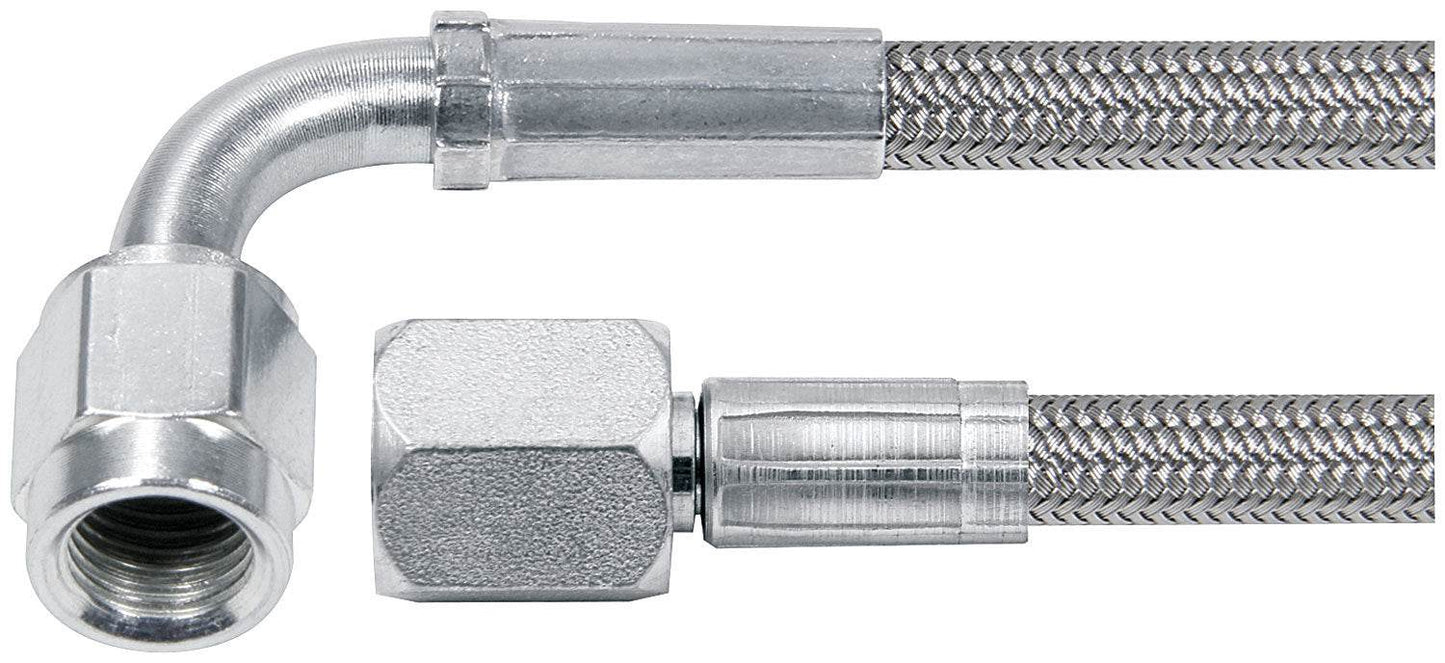 18in #4 Line -4 Str/-4 90 Deg Tube Style (ALL46404-18) - Suncoast Marine & Auto Supply