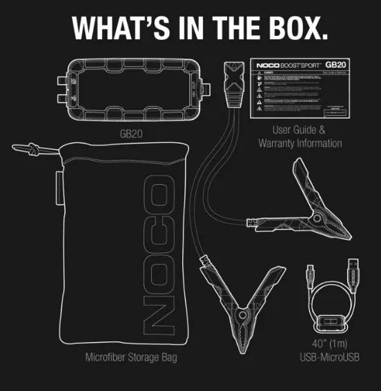 Suncoast Marine and Auto offers NOCO Boost Plus Ultrasafe Lithium Jump Starter, 500 Amp, 12V GB20