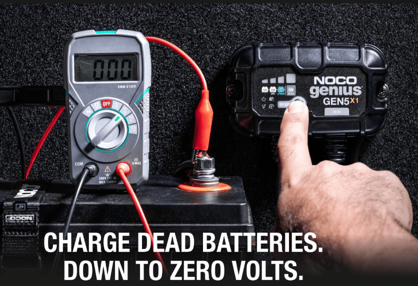 Suncoast Marine and Auto offers NOCO Genius 1-Bank, 5A Smart Marine Battery Charger, 12V GEN5X1
