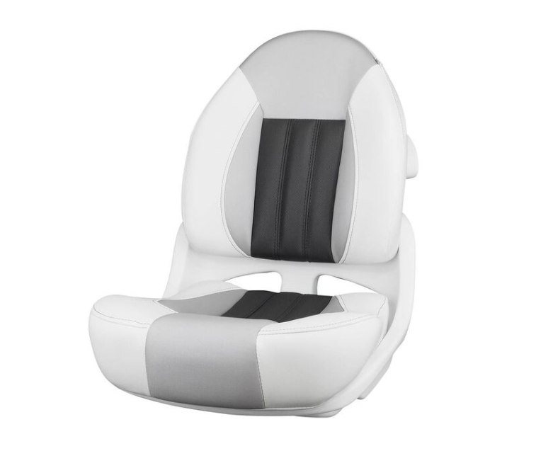 Suncoast Marine and Auto offers Tempress ProBax® Captain Boat Seat, White & Gray (68150)