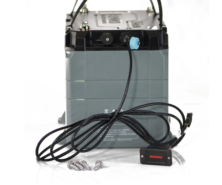 Suncoast Marine and Auto offers Epoch Battery 12V 50Ah LiFePO4 Lithium Battery - Bluetooth, Heating, Waterproof (B1250B)
