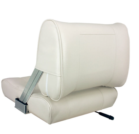 Suncoast Marine and Auto offers SPRINGFIELD White Flip Back Seat with Slide Mount (1042046)