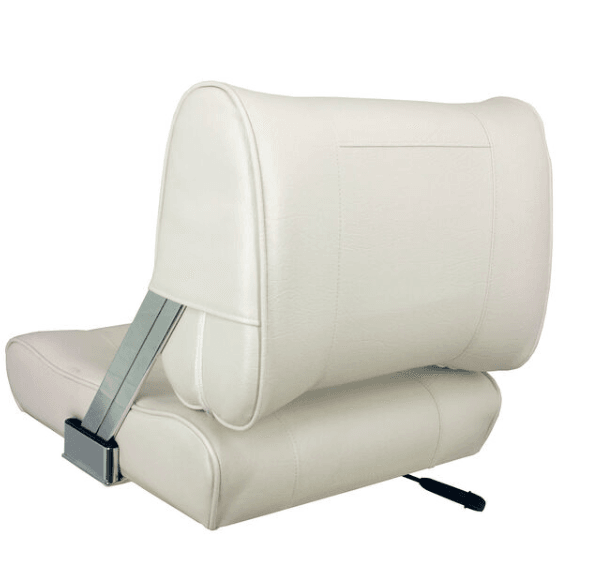 Suncoast Marine and Auto offers SPRINGFIELD White Flip Back Seat with Slide Mount (1042046)