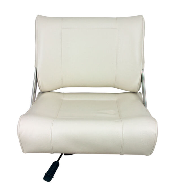 Suncoast Marine and Auto offers SPRINGFIELD White Flip Back Seat with Slide Mount (1042046)